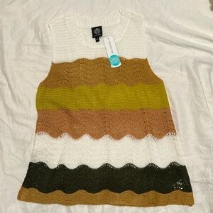 Carmel Sleeveless crochet sweater